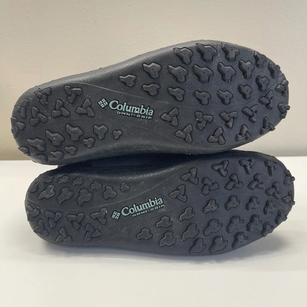 Columbia Minx Mid II Boots Girls 7 Black Waterproof Omni-Heat Snow BY1313